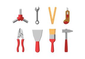 Hardware tool icons vector