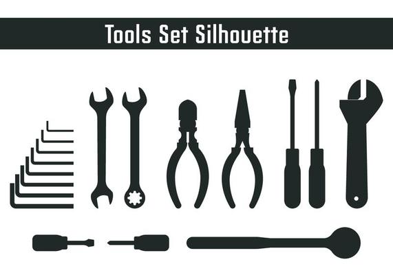 Tools Set Silhouette