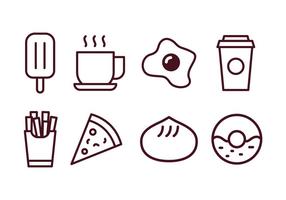 Food and Beverage Icon Pack vector