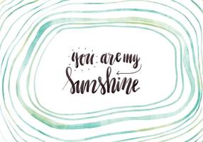 Watercolor Abstract Waves With Lettering Motivational Quote
