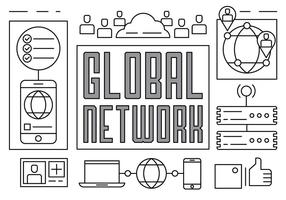 Linear Global Networking vector