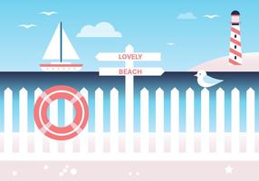 Free Hello Summer Vector Background