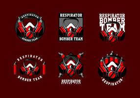 Respirator Logo Free Vector