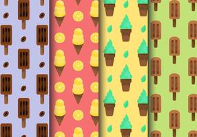 Free Grainy Ice Cream Patterns vector