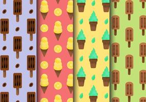 Free Grainy Ice Cream Patterns vector