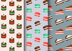 Free Cute Bakery Patterns vector