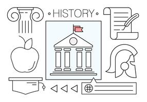 Vector Icons About History