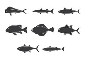 Lineart Ocean Fish Collection gezeichnet