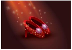 Free Ruby Slippers Vector