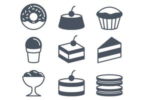 Cafe And Confectionery Icons vector