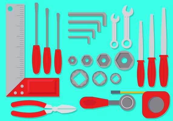 Set Of Working Tools