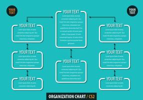 Organization Chart Template Vector