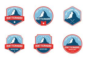 Insignia de Matterhorn vector