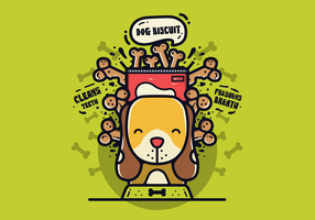 Free Dog Biscuit Vector