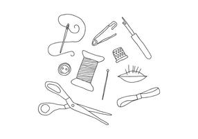 Sewing Set vector