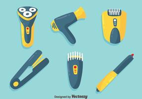 Nice Barber Tools Element Vector