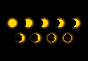 Free Outstanding Solar Eclipse Vectors