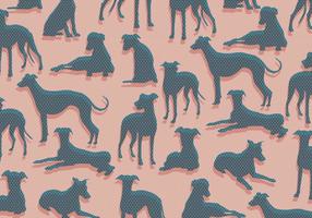 Whippet Pattern Vector