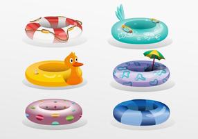 Colorful Innertube Vector Collection