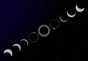 Solar Eclipse Cycle Vector