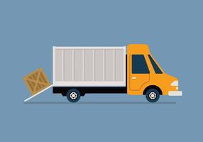 Moving van vector illustration