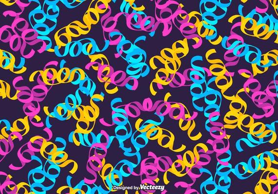 Colorful Serpentine Vector Background