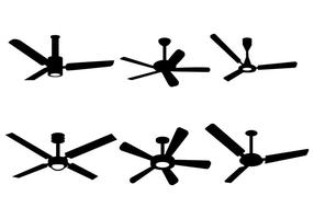 Ceiling fan vector set