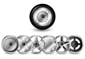 Hubcaps Vector Pack 