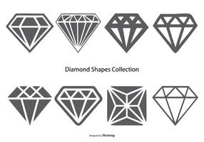 Colección Vector Diamond Shapes