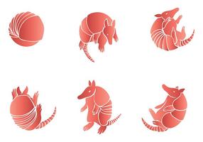 Armadillo Vector Icons