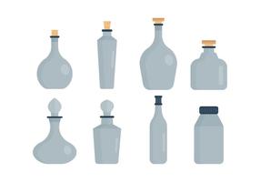 Set of Decanter Vector Collection