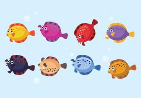 Flounder vector de peces