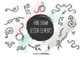 Hand Drawn Design Elements vector