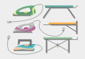 Ironing Board Vector Set