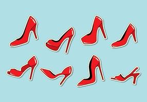 Red Ruby Slippers Vector