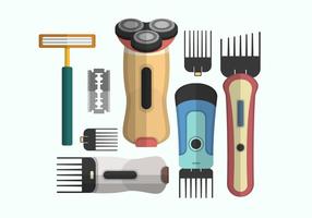Shaver Vector Item Collection
