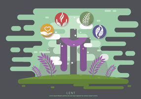 Free Lent Vector