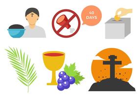 Free Lent Icons Vector