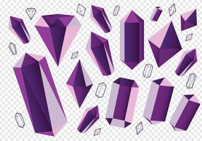 Amethyst Stone Crystal Quartz Mineral vector