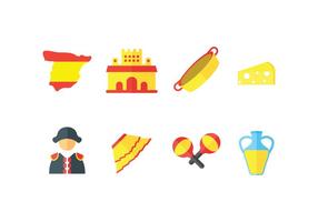 Spain vector icons