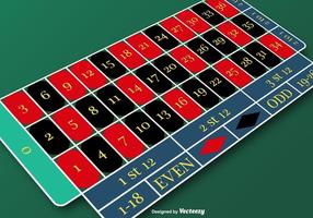 Vector American Roulette Table For Any Project