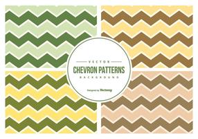 Colección de patrones de Chevron Vector