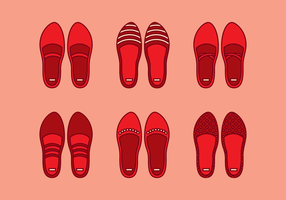 Ruby Slippers Vector