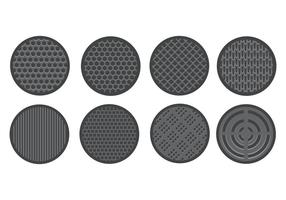 Speaker Grill Icons Vector