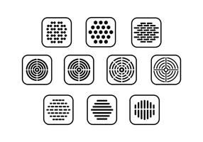 Free Speaker Grill Collection Vector