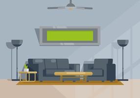 Living Room Illustration vector