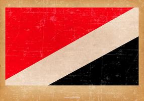 Grunge Bandera de Sealand Principado vector