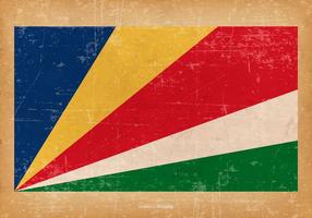 Grunge Bandera de Seychelles vector