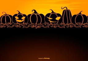 Halloween Background Template with Space for Text vector