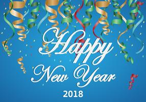 Antecedentes De Feliz Año Nuevo 2018 vector